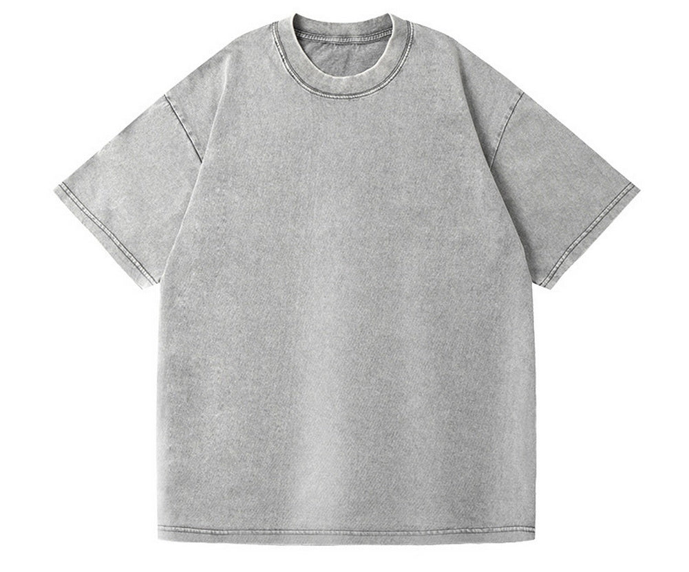 Men Women Vintage Washed Oversize TrailTee